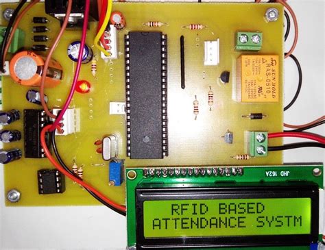 rfid attendance system project|rfid attendance system using atmega32.